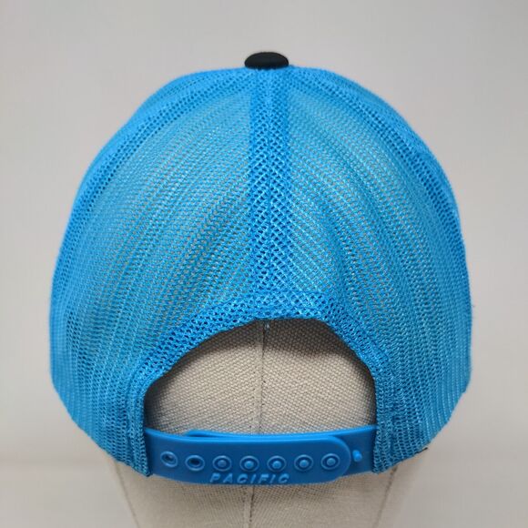 Pacific Snapback Mesh Back Trucker Hat Multi One Size Embroidered Fish - Picture 5 of 9